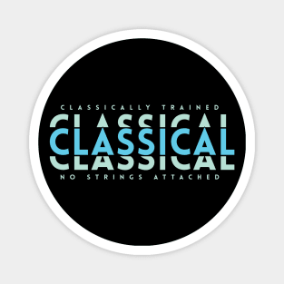 Classically Trained Classical Light Blue Magnet